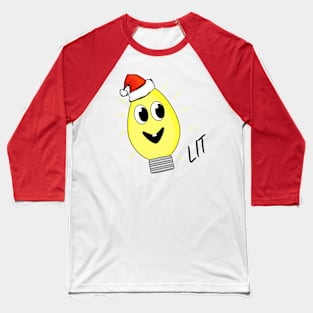 Ugly Christmas - Lit Baseball T-Shirt